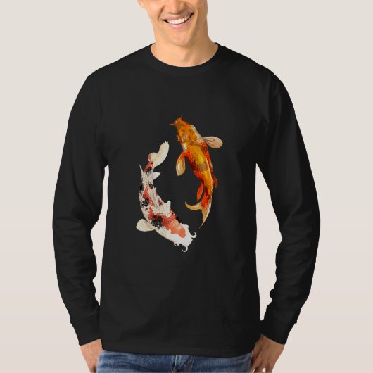 Koi vis in de vijver t-shirt (Voorkant)