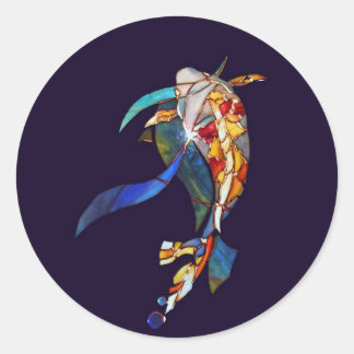 Koi Vis in Ruimte Koele Stickers rechts
