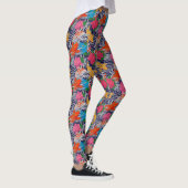 Koi vis Japans Tattoo met golfflessenpatroon Leggings