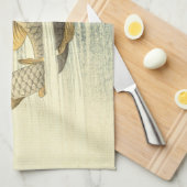 Koi Vis Japans  Theedoek (Quarter Fold)