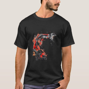 Koi Vis Japanse Koi Karper Vis Kleurrijke Aziatisc T-shirt