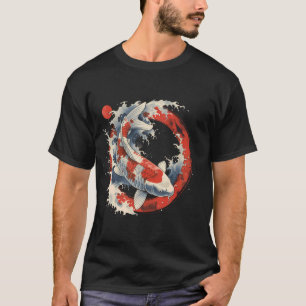 Koi Vis Japanse Koi Karper Vis Nishikigoi Vis Oc T-shirt