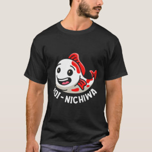 Koi Vis Japanse Koi-Nichiwa Nishikigoi Koi Karper T-shirt
