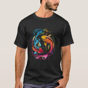 Koi Vis Karper Nishikigoi Japan Popart T-shirt