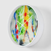 Koi vis kleurrijke waterverf kunst (Hoek)