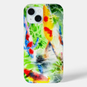 Koi vis kleurrijke waterverf kunst Case-Mate iPhone case (Achterkant)