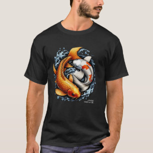 Koi Vis Kunst Grafische T-shirts Heren Casual Mode