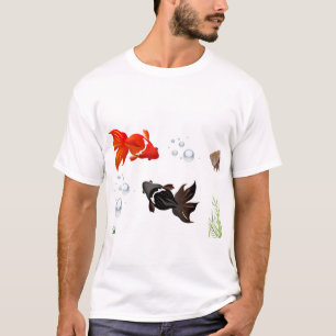koi vis kunst, Japanse koi, zen decor, onderwater T-shirt