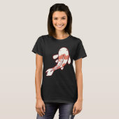 Koi vis kunst t-shirt (Voorkant volledig)