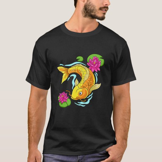 Koi Vis Kunst T-shirt (Voorkant)