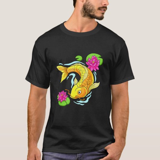 Koi Vis Kunst T-shirt (Voorkant)