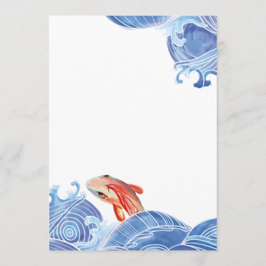 KOI VIS MENU KAART (Achterkant)