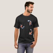 Koi vis met schaduw t-shirt (Voorkant volledig)