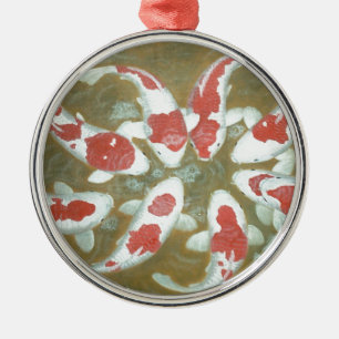 KOI VIS METALEN ORNAMENT