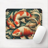 Koi Vis Muismat Japanse Kunst Yin Yang (Met muis)