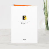 KOI (vis) naar de wereld kerstkaart 2021-22 Feestdagen Kaart (Achterkant)