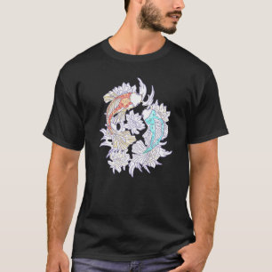 Koi Vis Nashikigoi Mooie Karper Japanse Cultuur T-shirt
