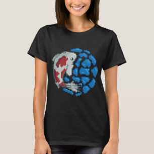 Koi Vis Pixel Art T-shirt