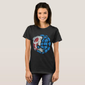 Koi Vis Pixel Art T-shirt (Voorkant volledig)