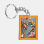 "Koi Vis Sereniteit" Sleutelhanger (Voorkant Links)