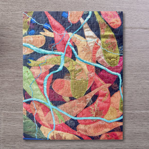 Koi Vis Textiel Kunst Legpuzzel