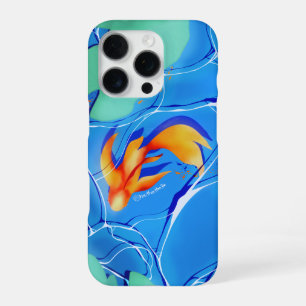 Koi Vis Vijver Blauwe Water Tuin iPhone 16 Pro Hoesje