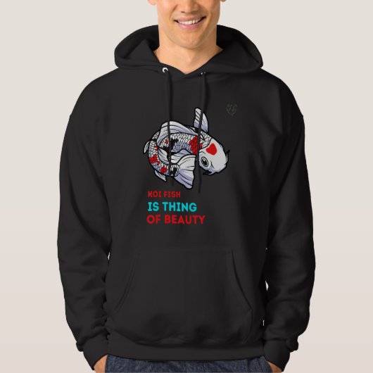 Koi vis voor vis Design karper Vist Koi Hoodie (Voorkant)