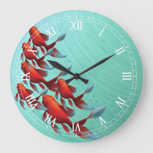 Koi Vis Wandklok