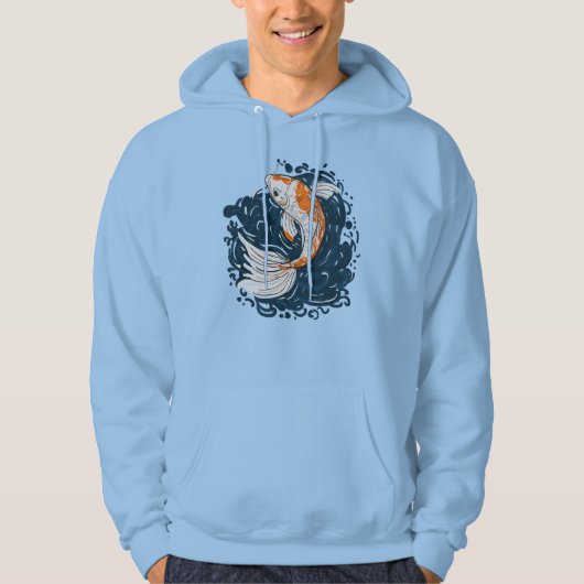 Koi Vis water buigmeester Hoodie (Voorkant)