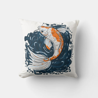 Koi Vis water buigmeester Kussen