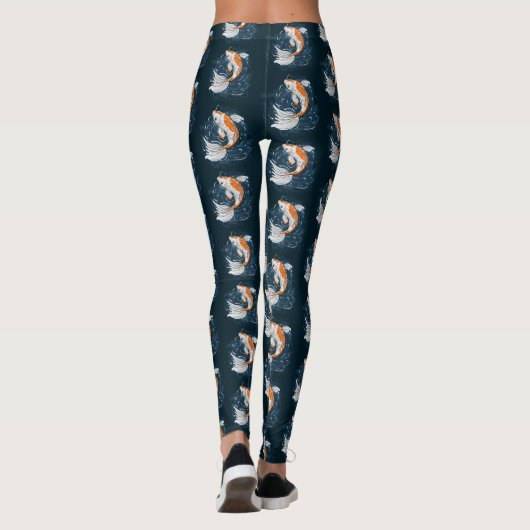 Koi Vis water buigmeester Leggings (Achterkant)