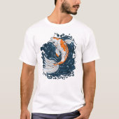 Koi Vis water buigmeester T-shirt (Voorkant)