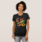 Koi Vis Waterlelie Blad Grafisch T-shirt (Voorkant volledig)