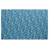 koi Vis waterverf Japans kunst Stof (Fat Quarter)