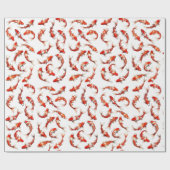 Koi vis waterverf patroon cadeaupapier (Vlak)