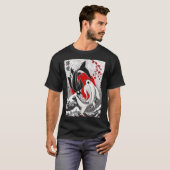 Koi vis - Yin Yang T-shirt (Voorkant volledig)