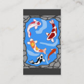 Koi-visitekaartjes Visitekaartje (Achterkant)