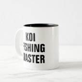 Koi Vismaster Tweekleurige Koffiemok (Voorkant links)