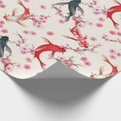 Koi Vissen Cadeaupapier (Hoek)