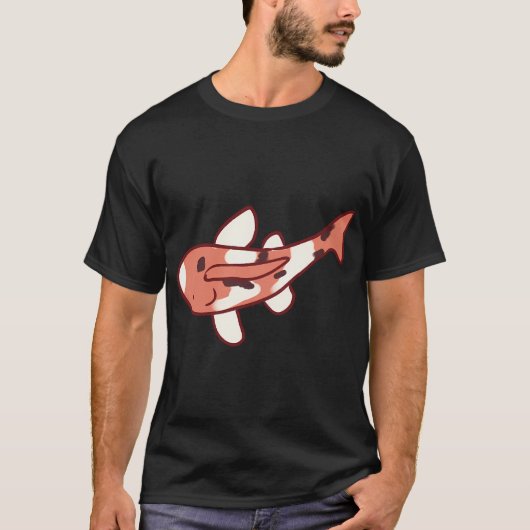 Koi vissen illustratie t-shirt (Voorkant)