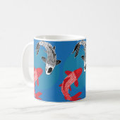 Koi vissen koffiemok (Voorkant links)