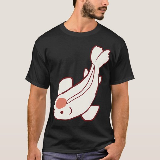 Koi vissen kunst t-shirt (Voorkant)