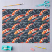koi vissen ontwerp tissuepapier (Craft)