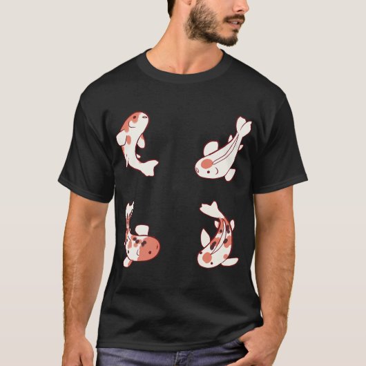 Koi vissen pakket kunst t-shirt (Voorkant)
