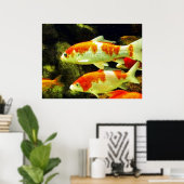 koi vissen poster (Thuiskantoor)