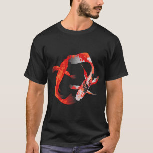 Koi Vissen Schubben - Geel T-shirt