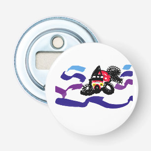 Koi vissen vreugde button flesopener