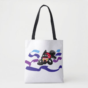 Koi vissen  vreugde  tote bag