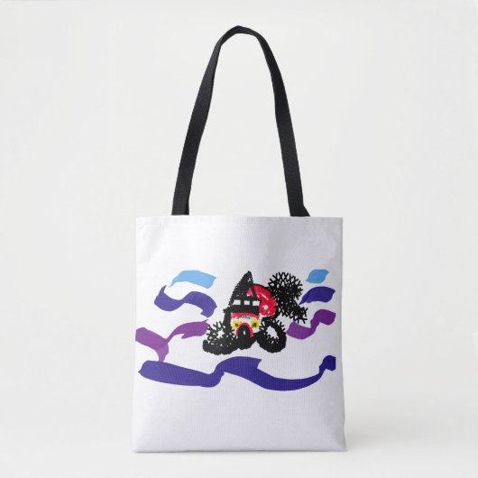 Koi vissen vreugde tote bag (Voorkant)