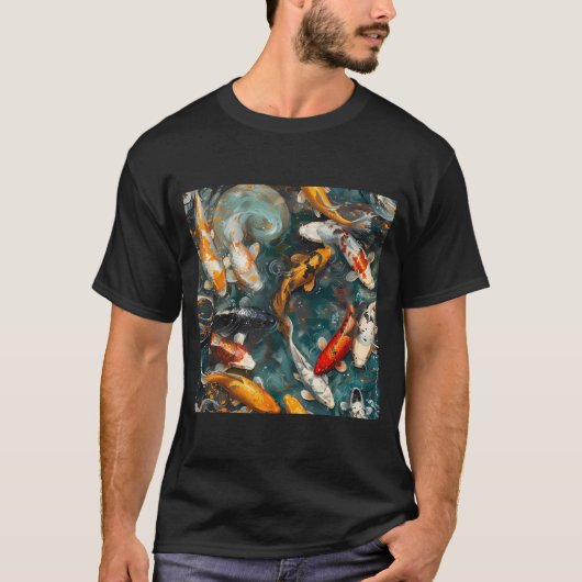 Koi vistekening t-shirt (Voorkant)